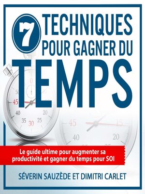 cover image of 7 Techniques pour gagner du temps